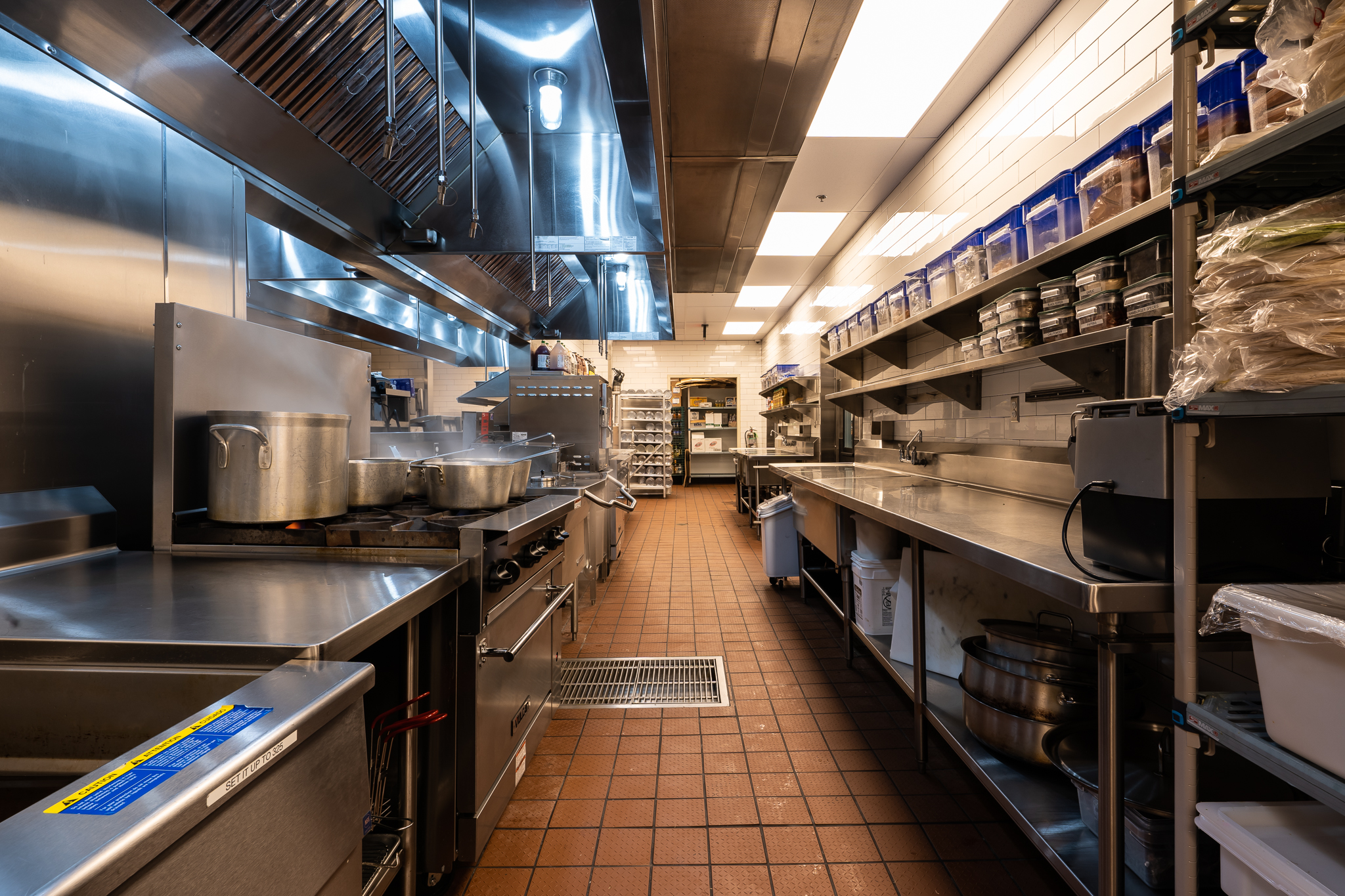 Commercial Kitchen Installation View